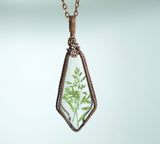 Leaf & Copper Necklace