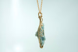 Grape Agate Brass Necklace