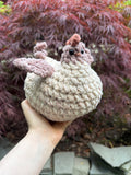 Beige & Brown Chicken